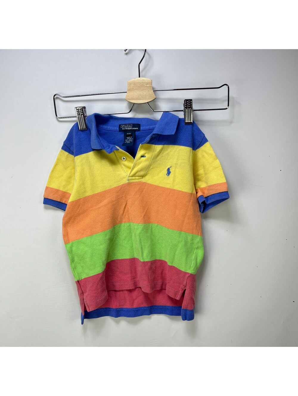 Vintage Polo Ralph Lauren Toddler Stripe Pony Shirt 3T